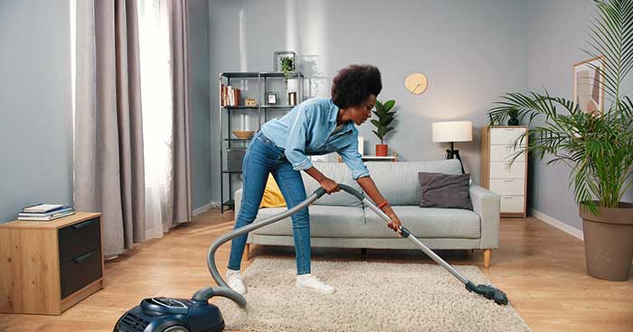 Vacuuming is a good way to keep pet hair at bay.
