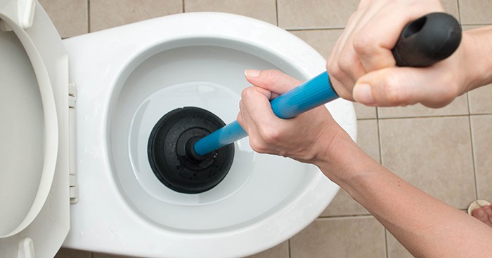 Flange plungers make a better seal in your toilet.