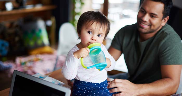 Making sure you and your kids are drinking enough water can help regulate your internal temperature.