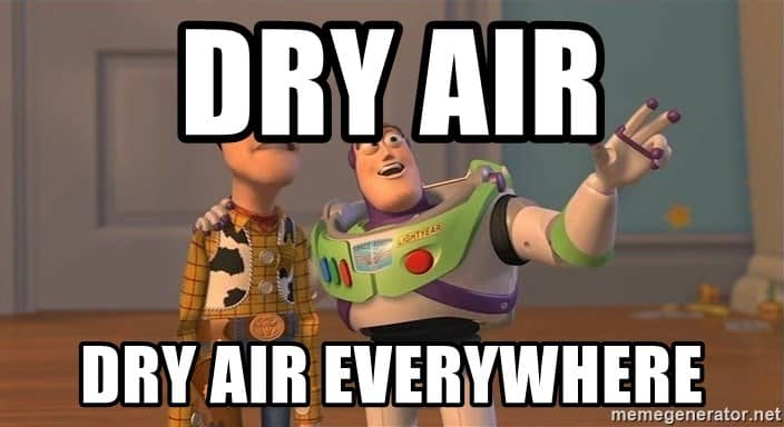 Toy Story meme about dry air